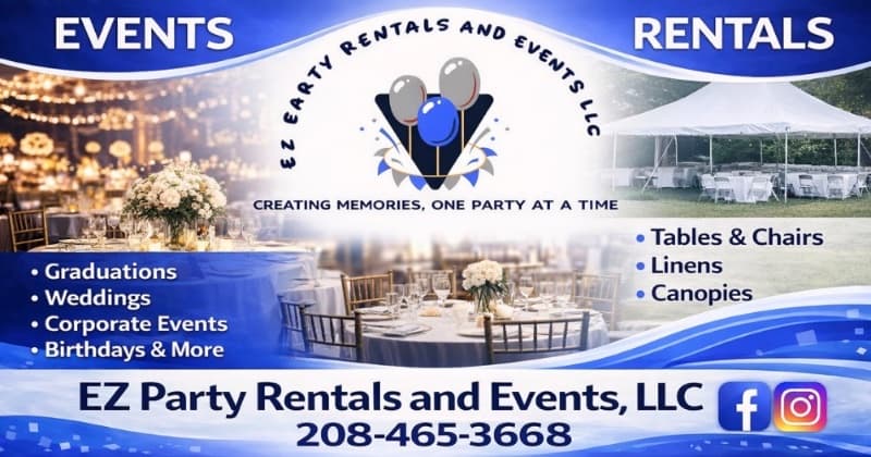EZ Party Rentals and Events, LLC - Rental company in Marsing