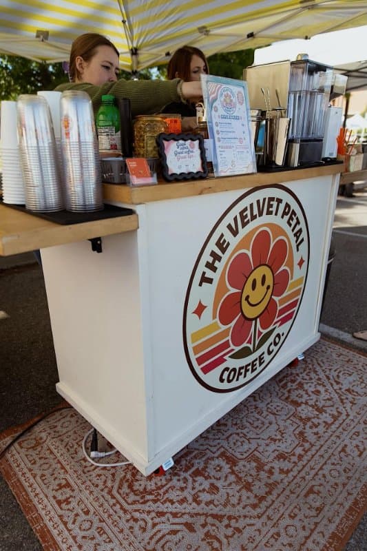Velvet Petal Coffee Co - Drink cart